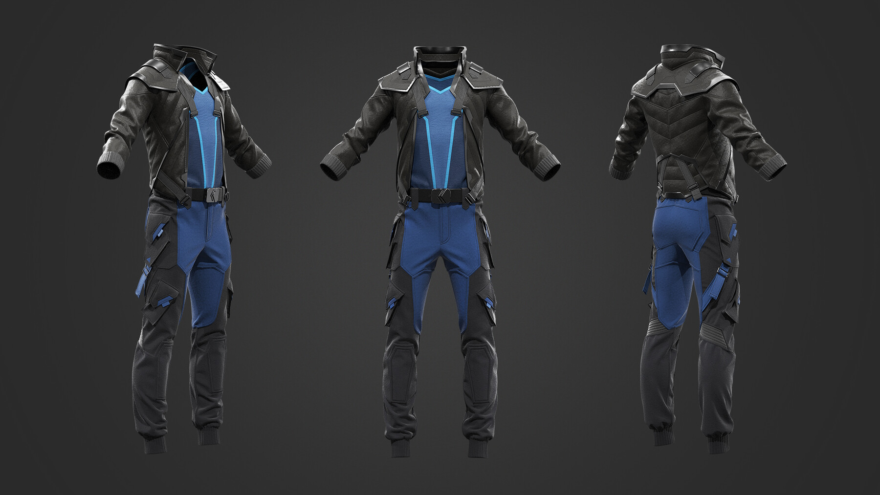 ArtStation - Sci-fi male outfit #1 / Cyberpunk / Future / Fantastic ...