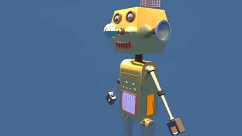 ArtStation - Robot cartoon | Game Assets