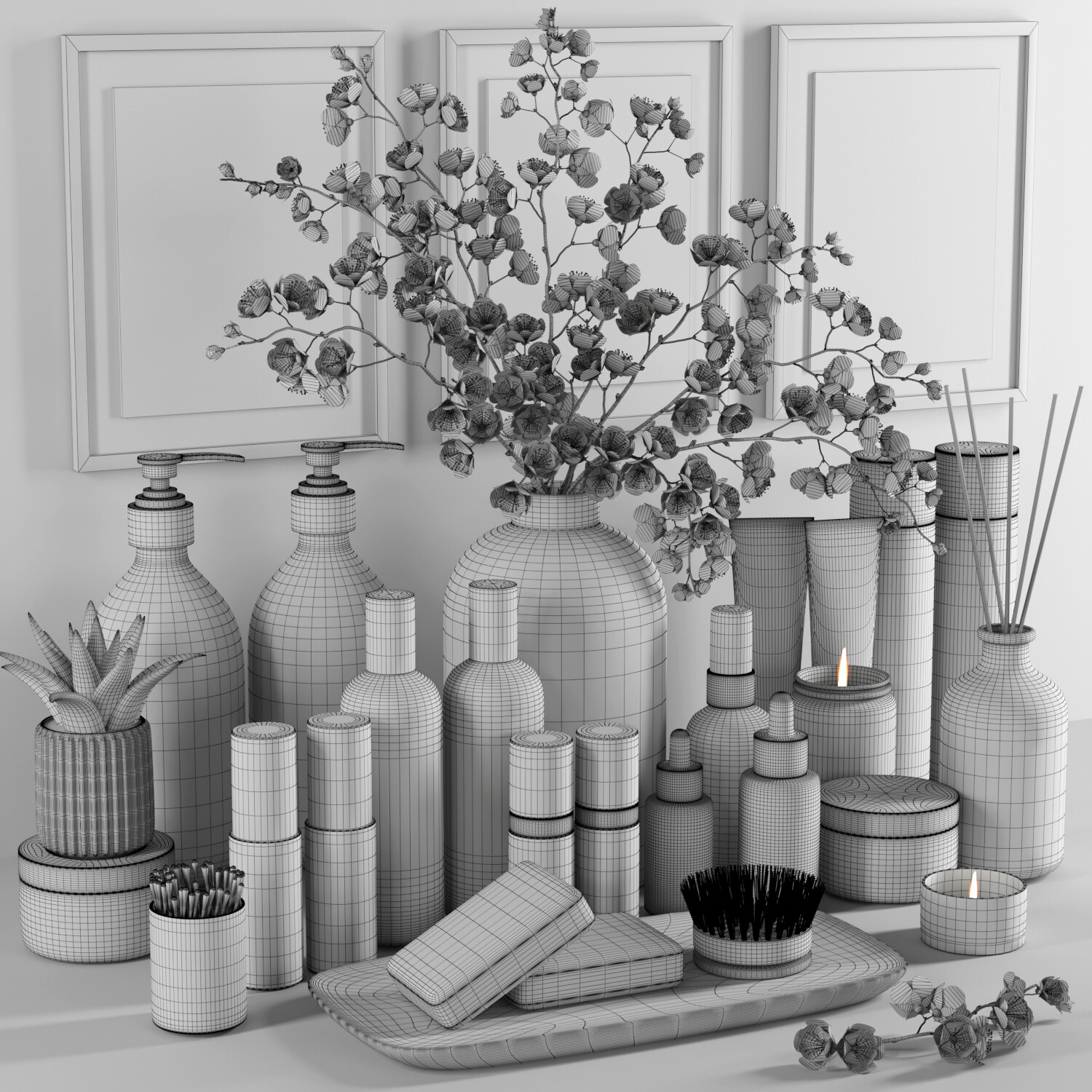 ArtStation - bathroom set 14 | Resources
