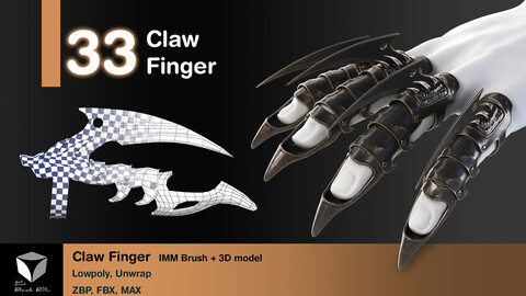 33 Claw Finger (IMM Brush)