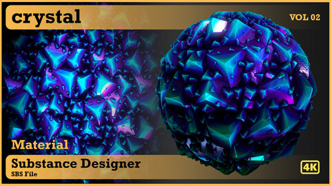 Crystal - VOL 02 - substance designer