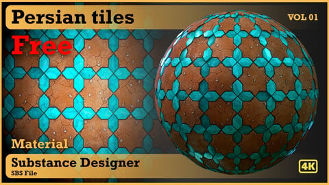 persian tile - VOL 01 - FREE