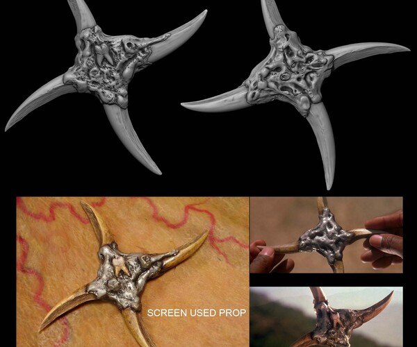 ArtStation 3D PRINTABLE JEEPERS CREEPERS 2 THROWING STAR SHURIKEN
