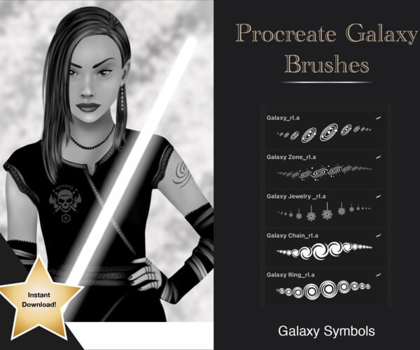 ArtStation - Procreate Brushes Galaxy Stamps | Brushes