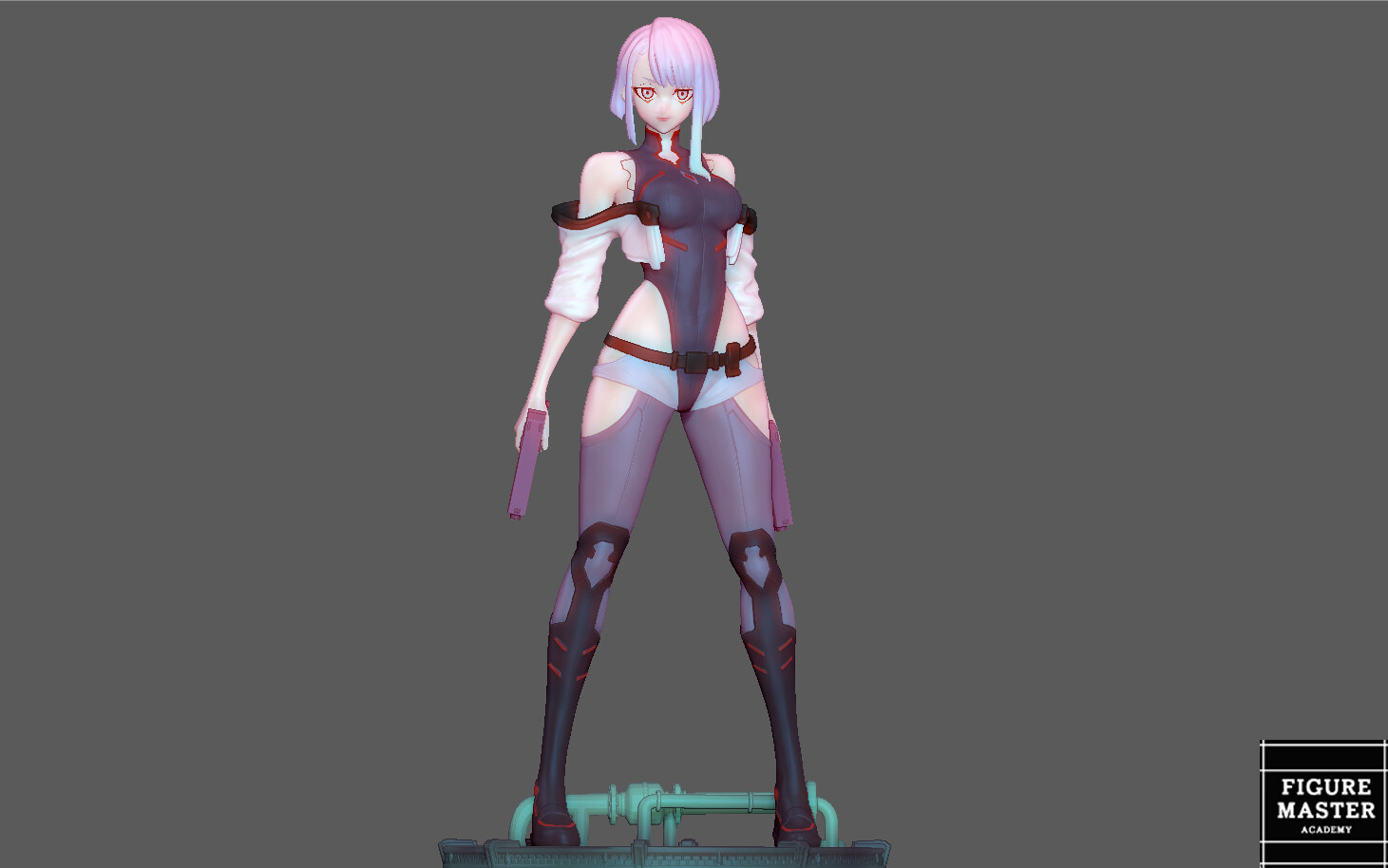 ArtStation - LUCY CYBERPUNK EDGERUNNERS 3d print stl file | Resources