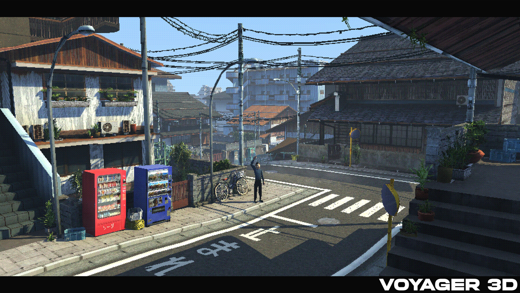 ArtStation - Japanese Street Like Fighting Game Background