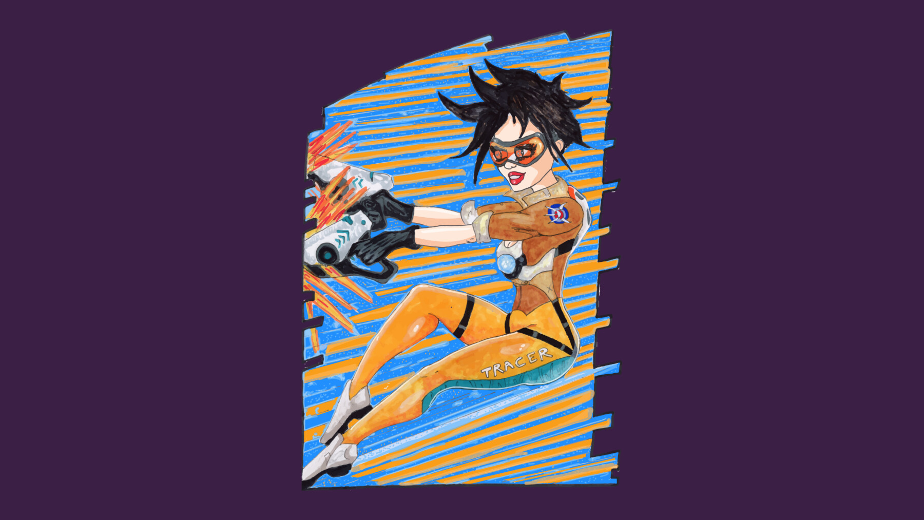 Overwatch Tracer  Overwatch wallpapers, Overwatch tracer, Overwatch comic