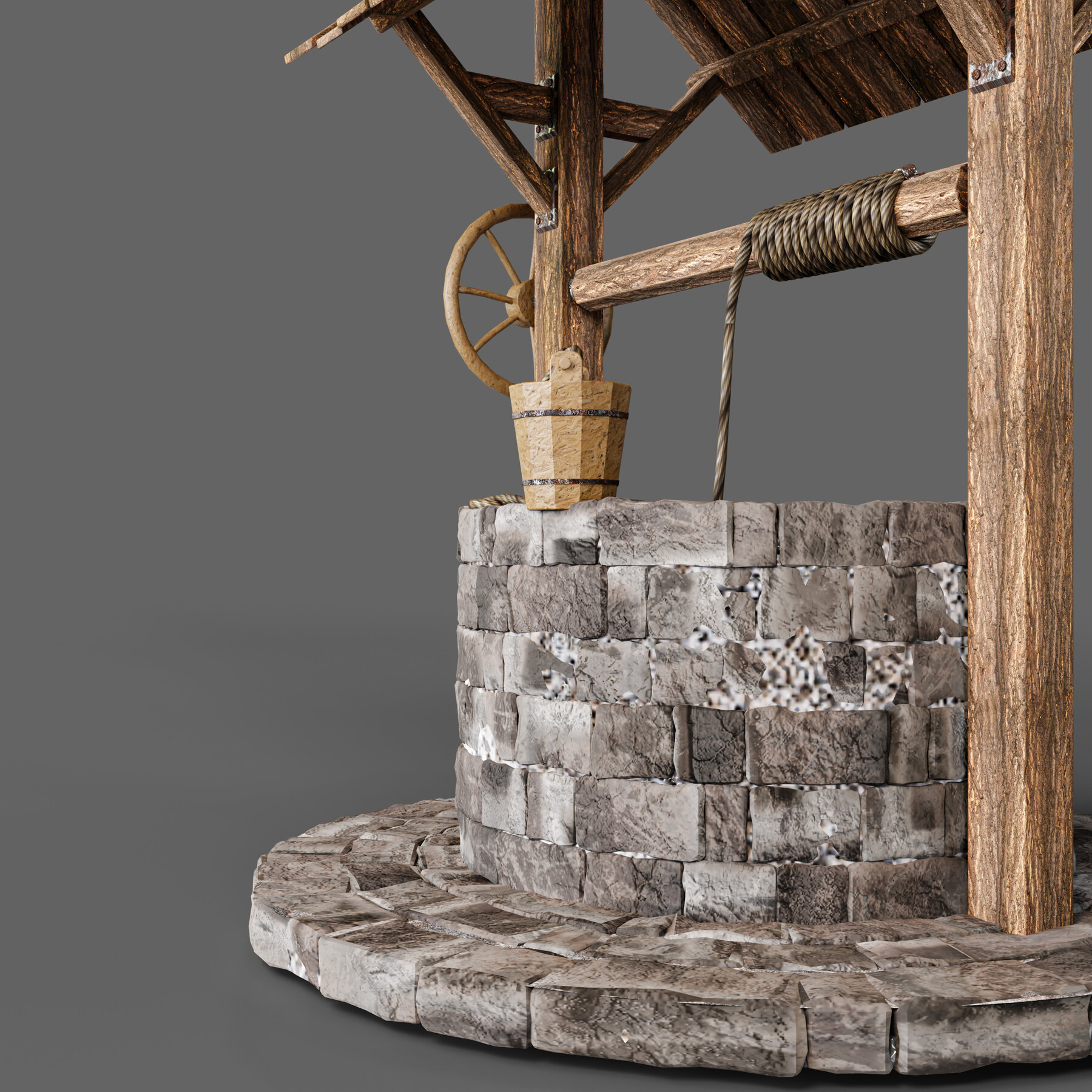 Artstation Water Well Game Assets