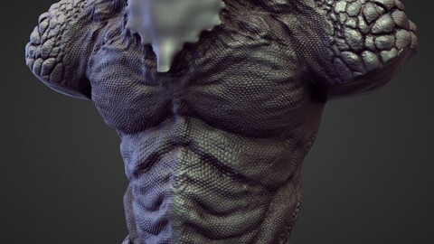 TORSO7 high poly sculpt