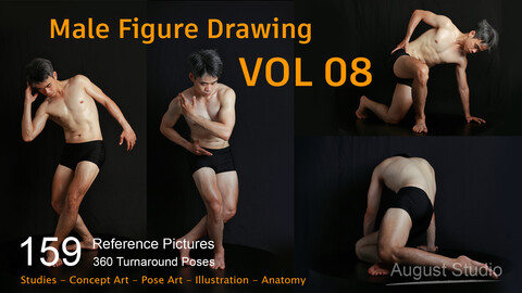 Male Figure Drawing - Vol 08 - Reference Pictures