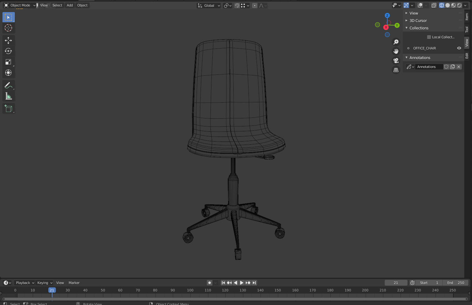 ArtStation Office Chair Game Assets