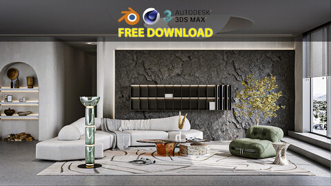 Excellent living room 05 - Free Download