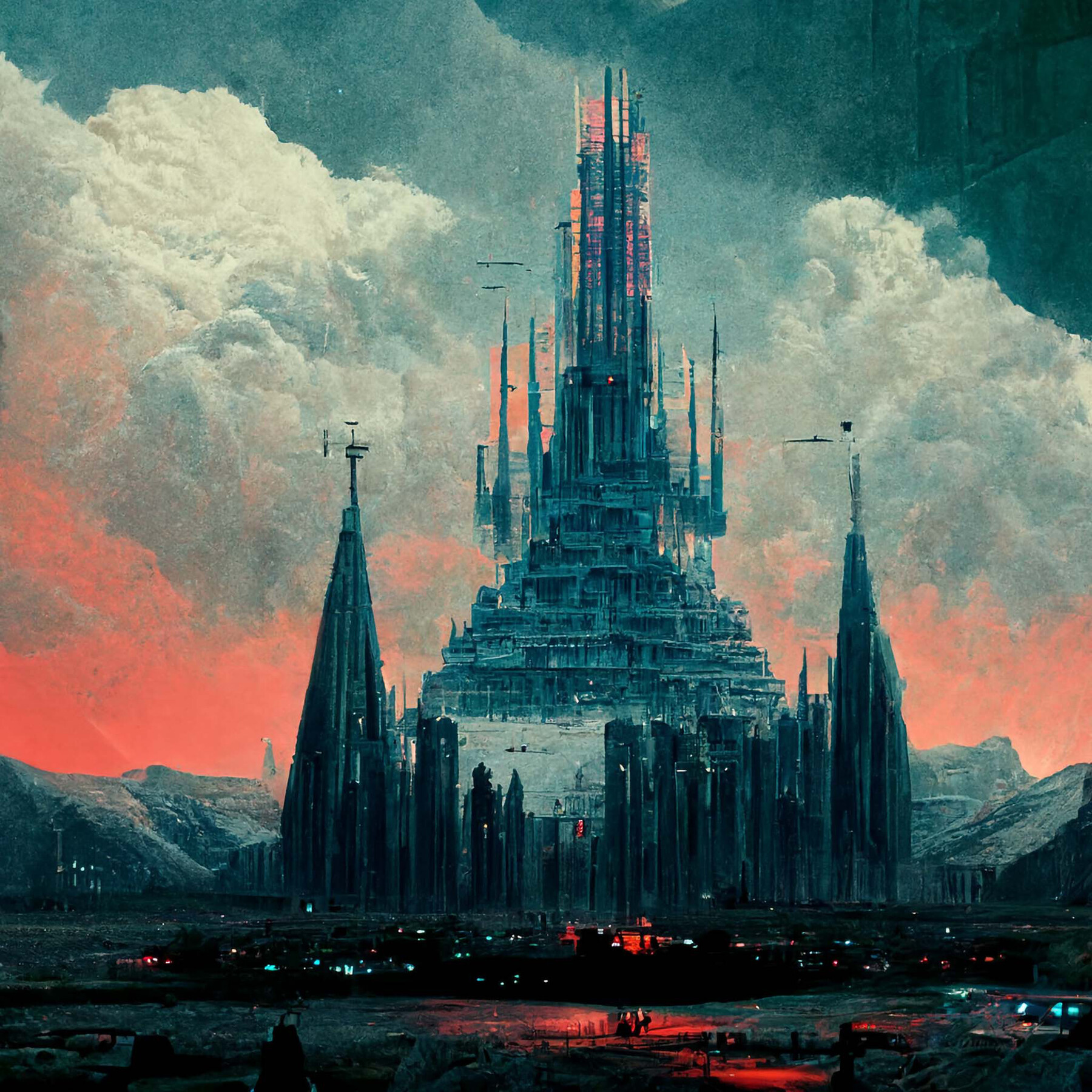 ArtStation - Cyberpunk Towers Collection | Artworks