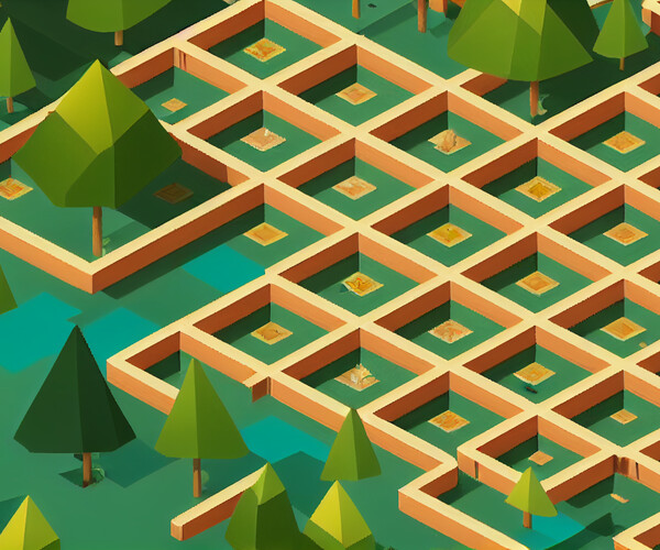 ArtStation - Isometric Game Level Concept Designs x 50 | Artworks