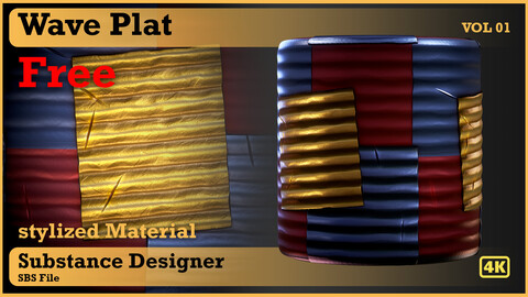 crash wave plate stylized - VOL 01 - free