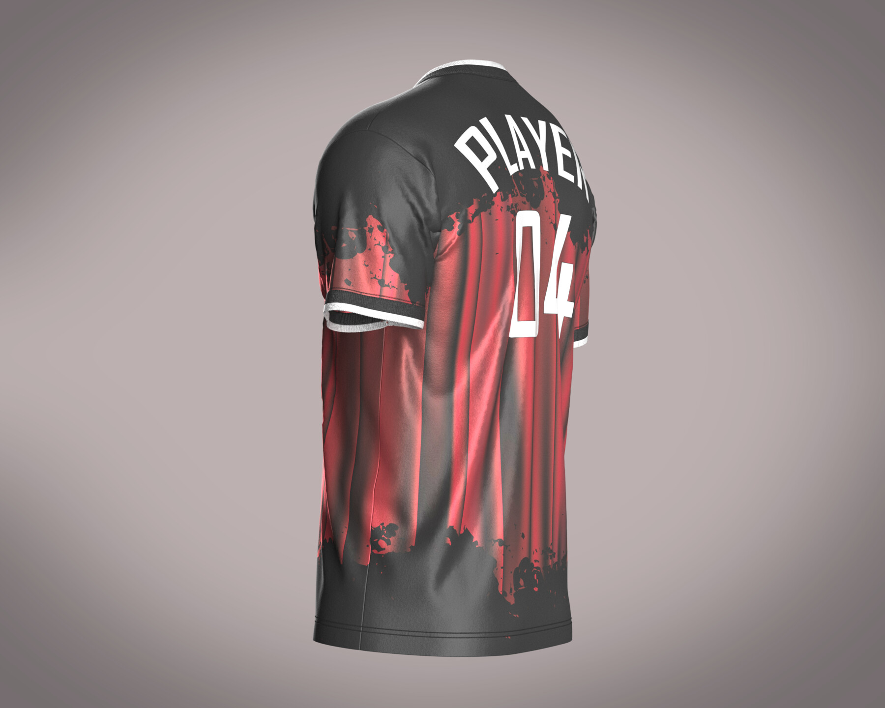 ArtStation - Soccer Black Jersey Player-04 | Resources