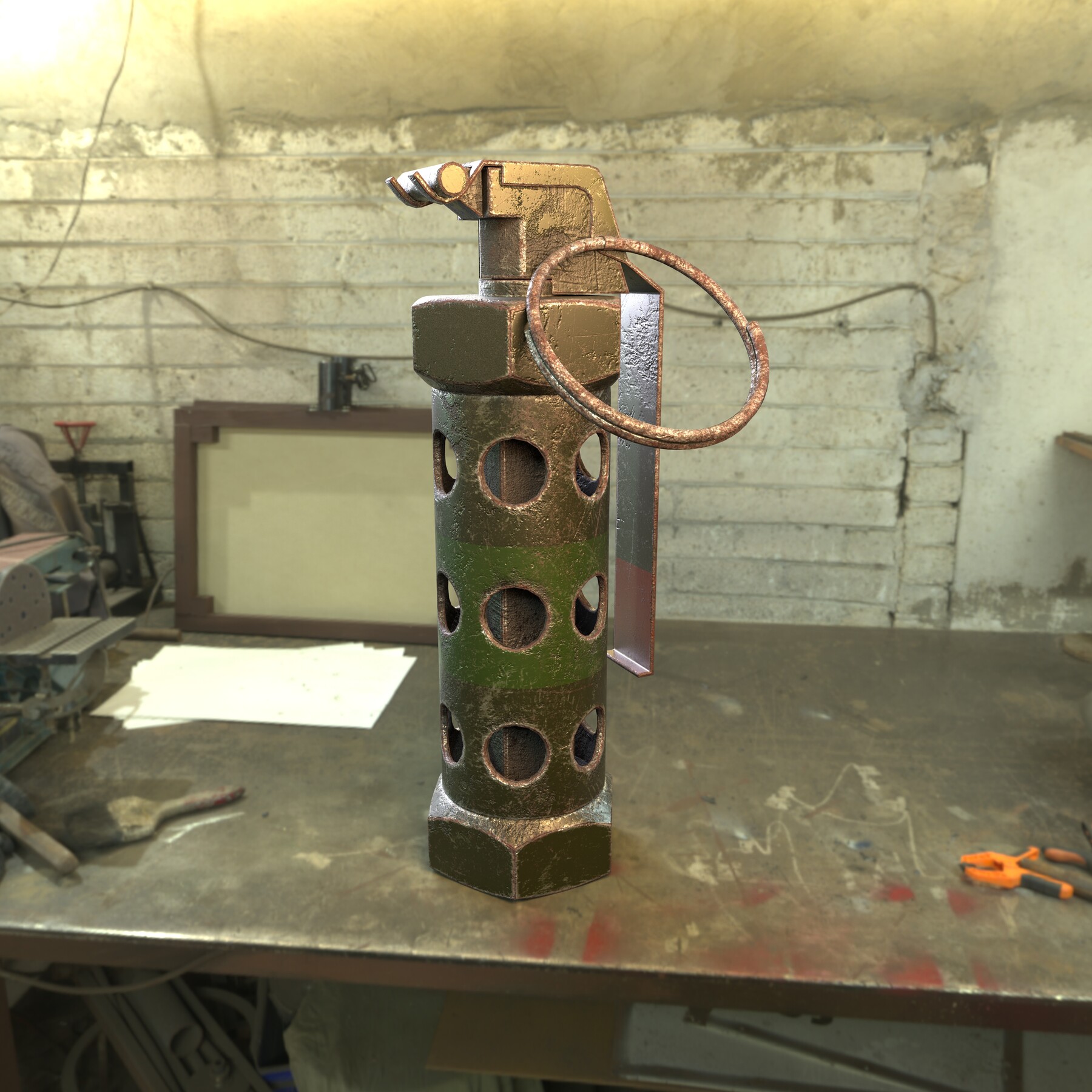 ArtStation BLINDING GRENADE Game Assets