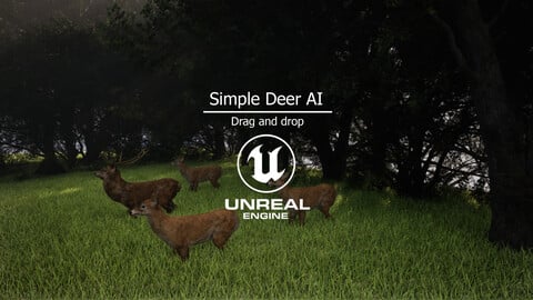 UE5 Simple Deer AI