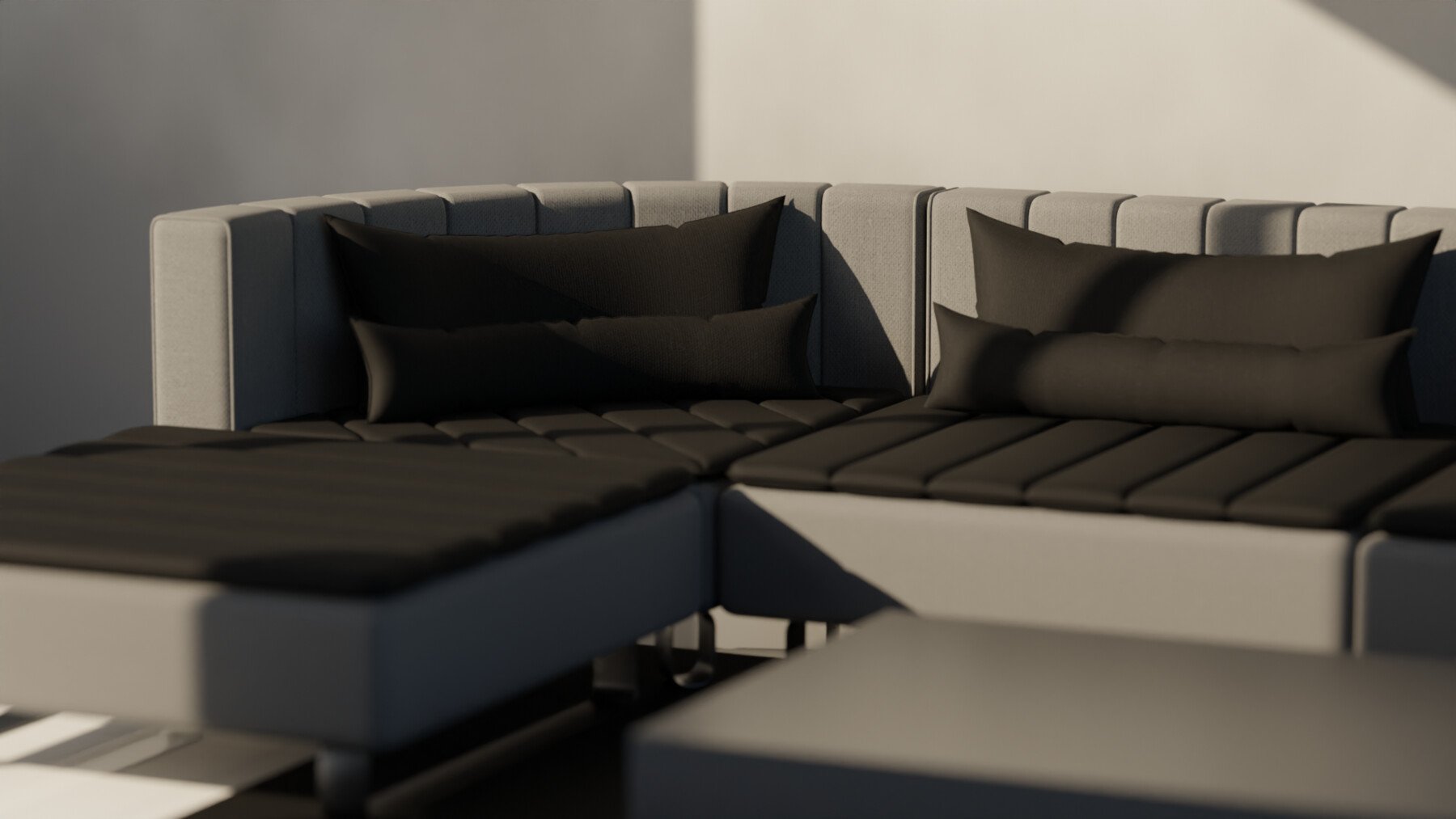 ArtStation - Sofa Set 01 | Game Assets