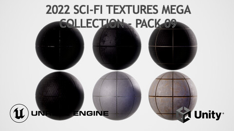 PBR Sci-Fi Texture Pack 09