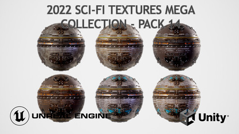 PBR Sci-Fi Texture Pack 14