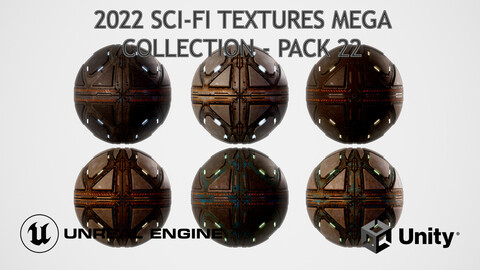 PBR Sci-Fi Texture Pack 22