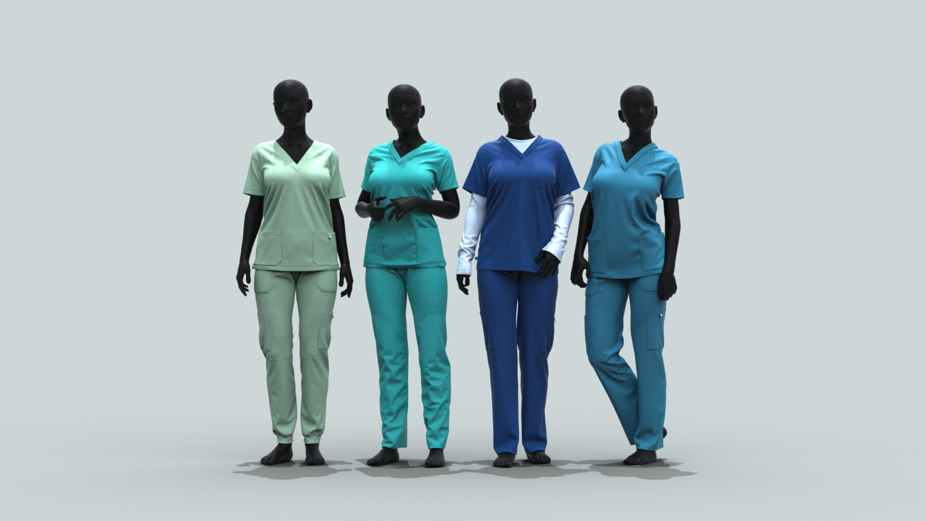 ArtStation Female Nurse Uniform Game Assets artstation-female-nurse-uniform-game-assets