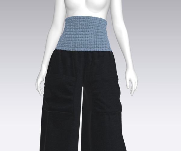 ArtStation - Pants Outfits MD CLO 3D zprj project files 3D model | Game ...