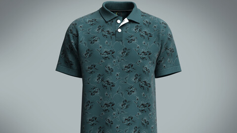 Men's Green Polo Shirt