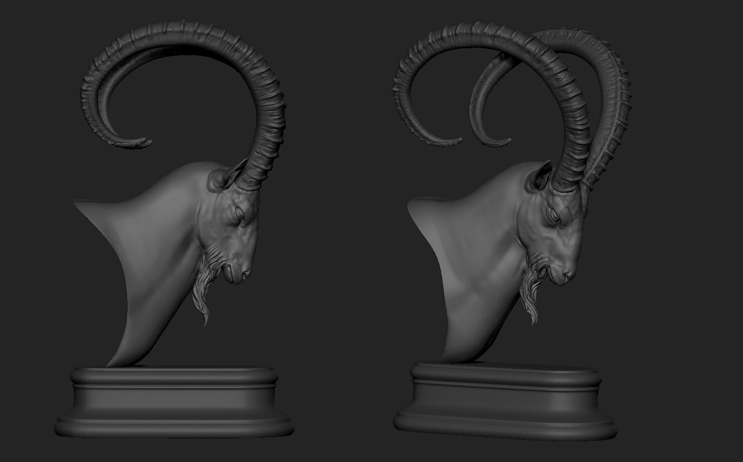 ArtStation - Ibex Head | Resources