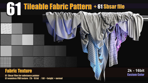 61 Tileable Fabric Pattern