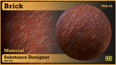 Brick - VOL 04 - substance designer