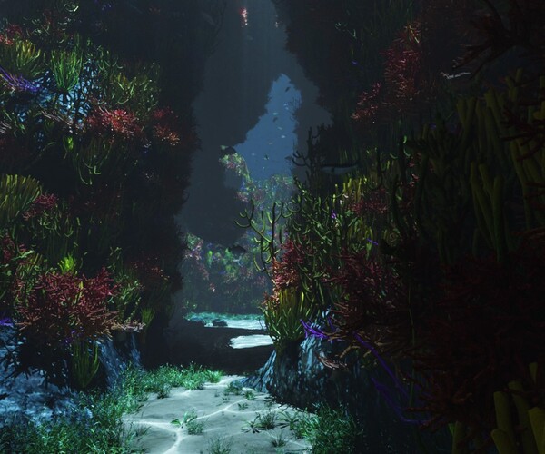 ArtStation - Underwater reefs | Game Assets
