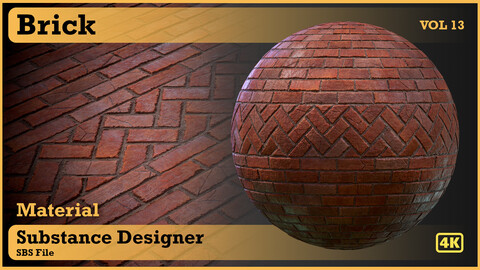 Brick - VOL 13 - substance designer