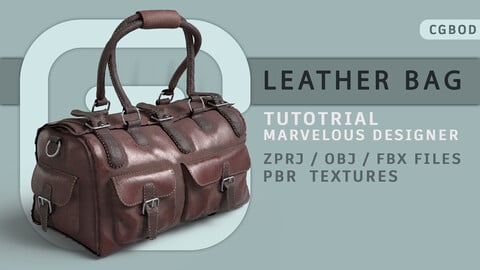 Leather Bag Marvelous designer Tutorial