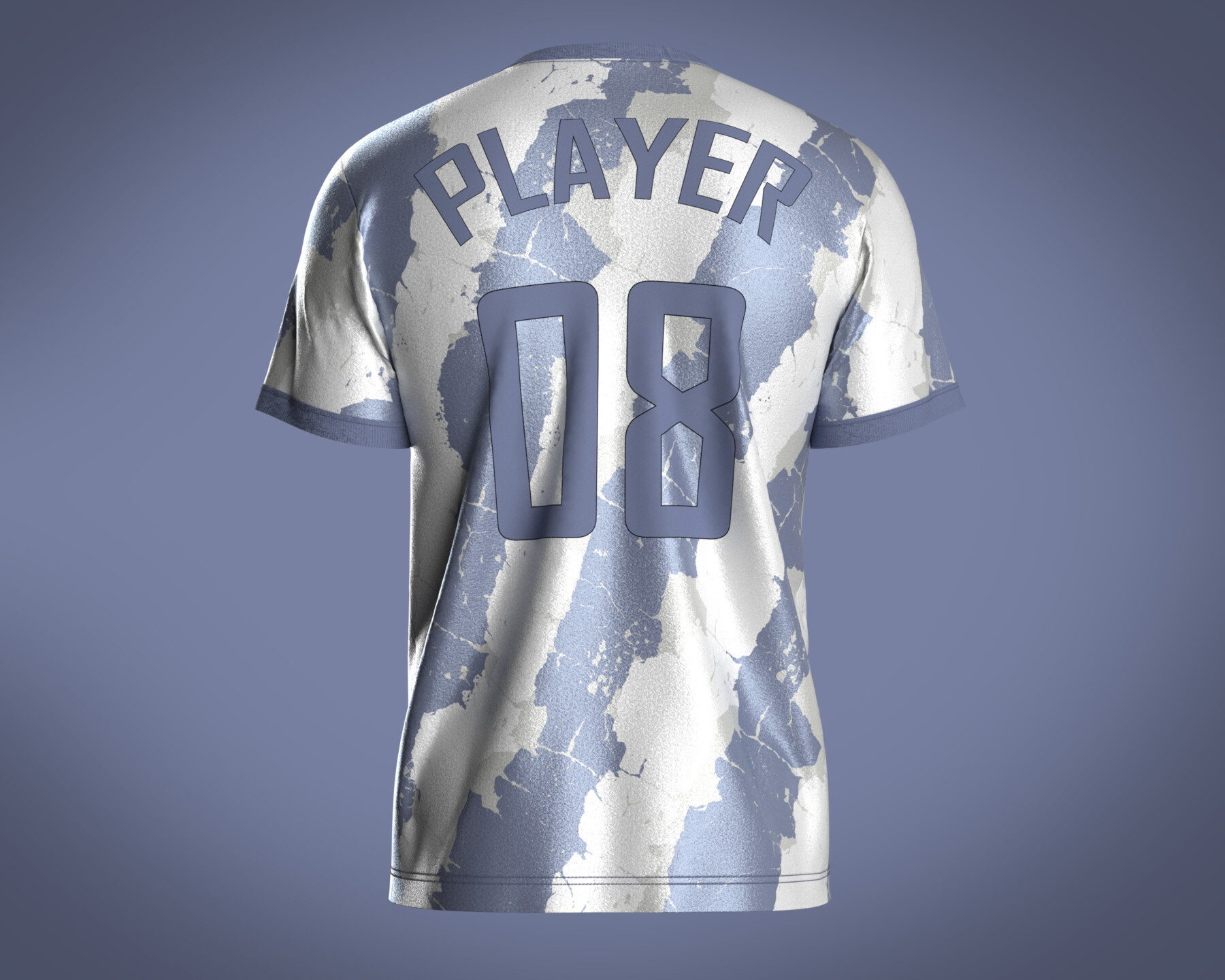 ArtStation - Soccer Camo Jersey Player 08