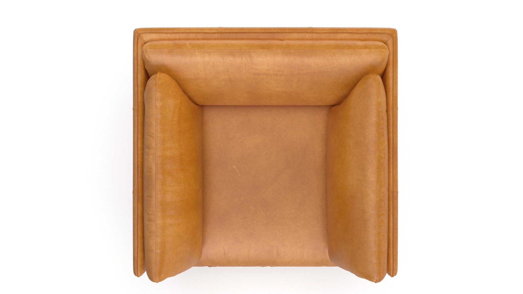 ArtStation Wells Leather Chair Crate and Barrel Furniture 3D Model