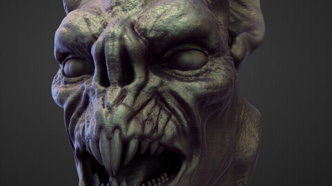 HEAD2 high poly sculpt