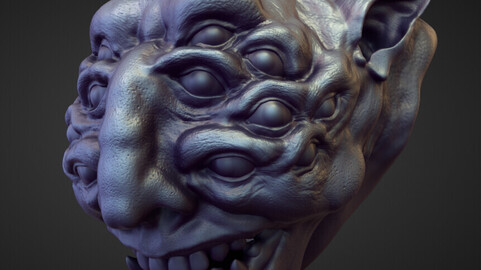 HEAD12 high poly sculpt