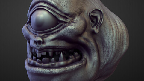 HEAD16 high poly sculpt