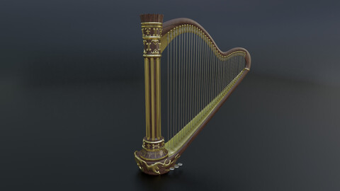 Gold Grand Harp