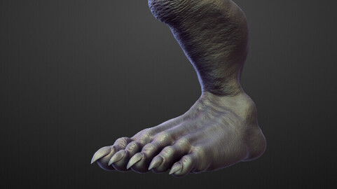 LEG5 high poly sculpt