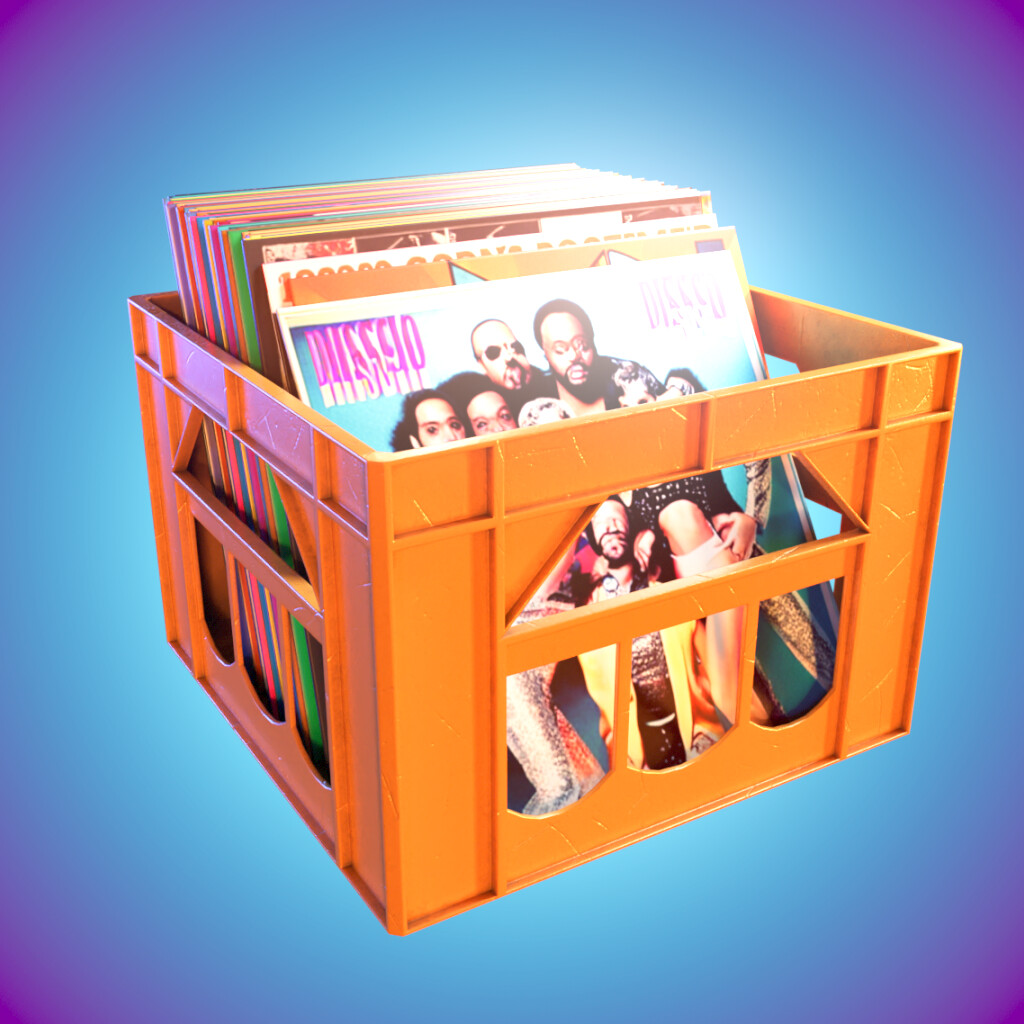 ArtStation Viny albums Game Assets