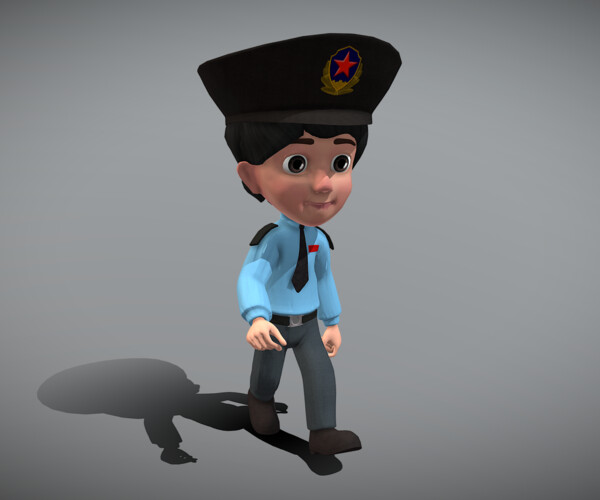 ArtStation - Cartoon Police | Game Assets