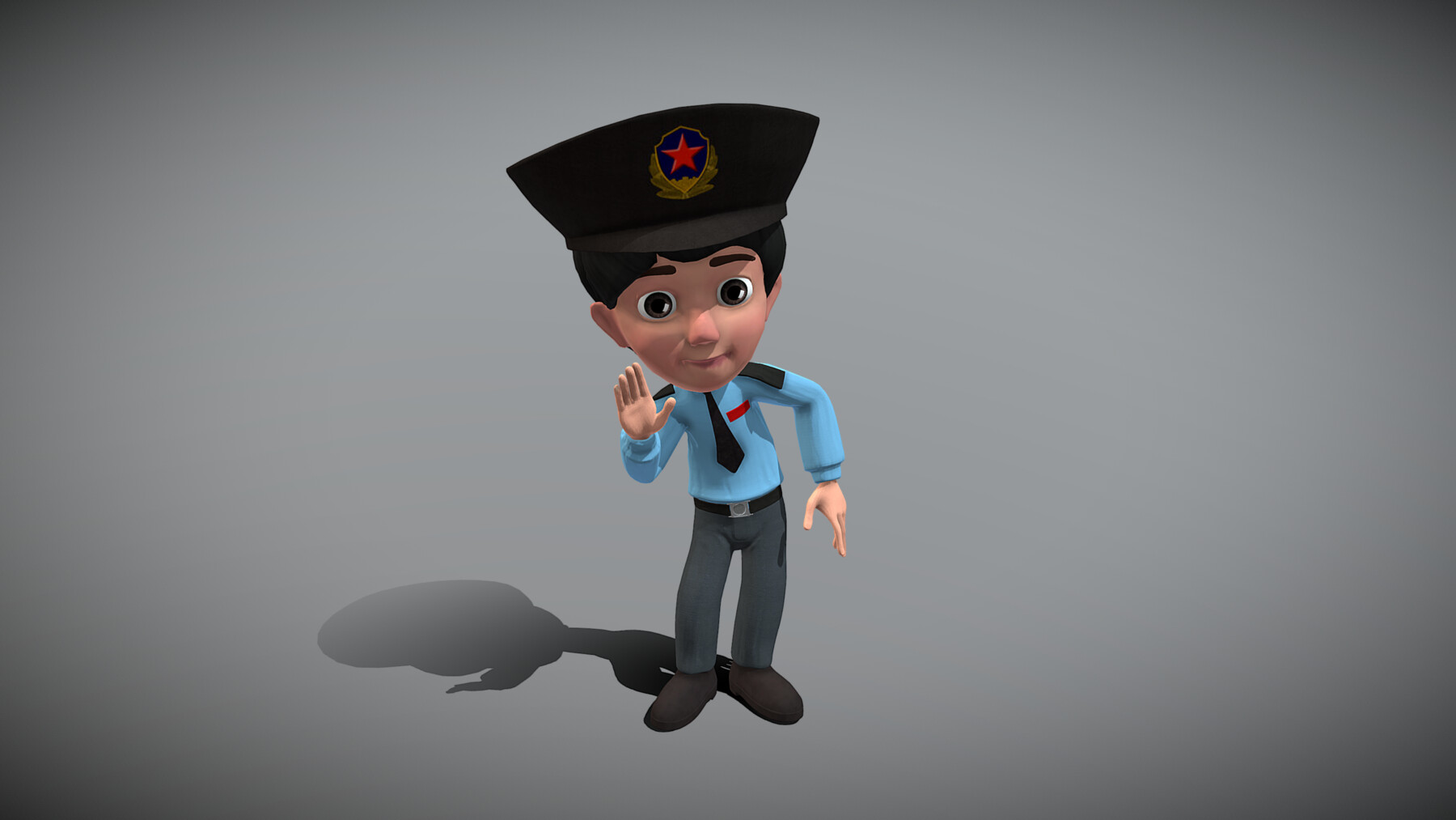 ArtStation - Cartoon Police | Game Assets