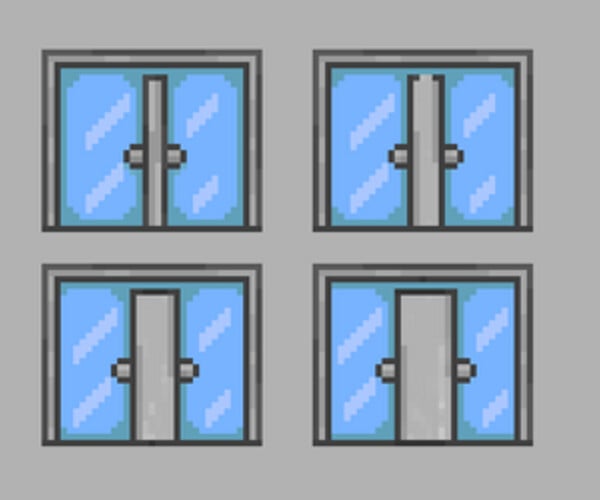 Door opening animation including the character - Game Design