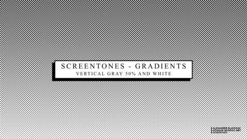 Manga Screentones / Gradients No. 2 / Vertical