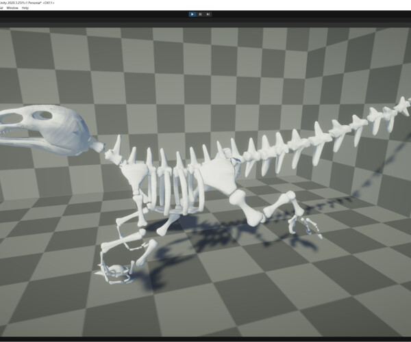 buildable dinosaur skeleton