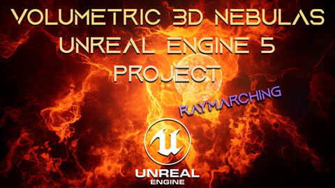 Volumetric Nebula Space Scene for Unreal Engine 5