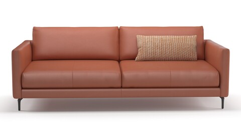 ROLF BENZ 333 JOLA Leather sofa 3D Model